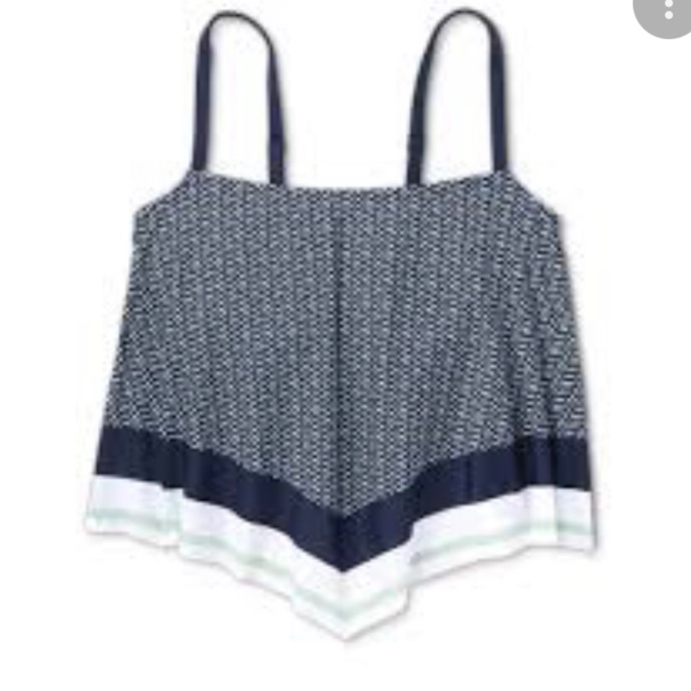 Kona Sol Ladies Handkerchief Top Size Medium